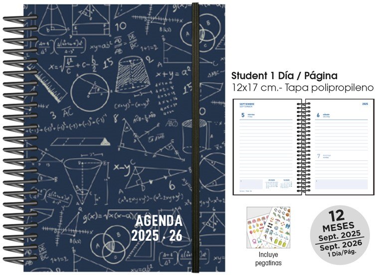 Agenda escolar Senfort
